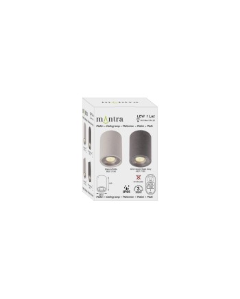 LEVI * FOCO TECHO EXTERIOR R GRIS OSCURO IP65 1L*GU10